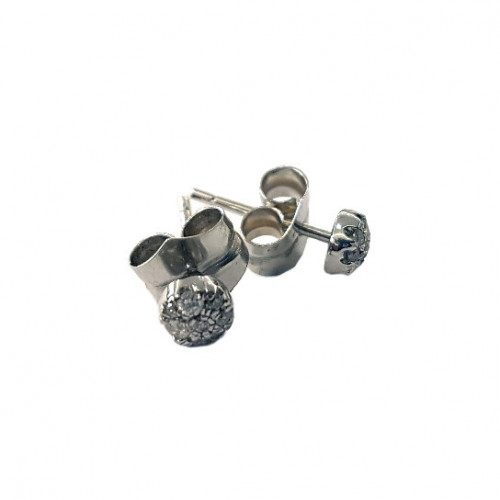 Earrings gold and diamonds