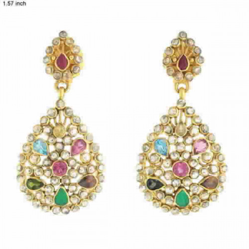 Earrings Colour Stone