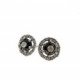 Pendientes diamante negro