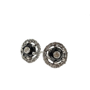 Earrings black diamond