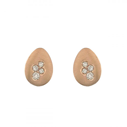 Pendientes oro y diamantes