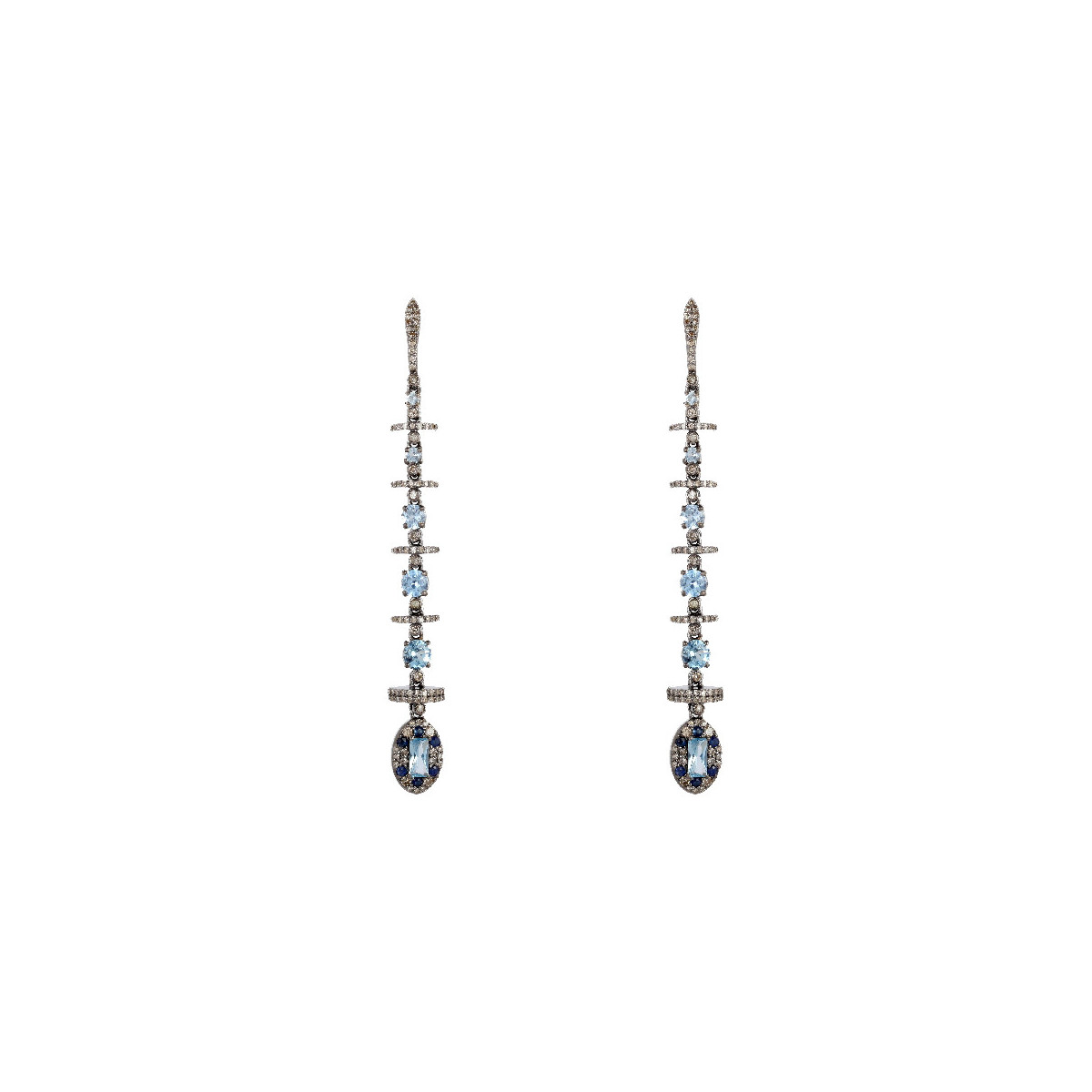 Pendientes Aquamarine