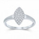 Anillo oro blanco y diamantes