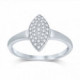 Ring white gold and diamonds