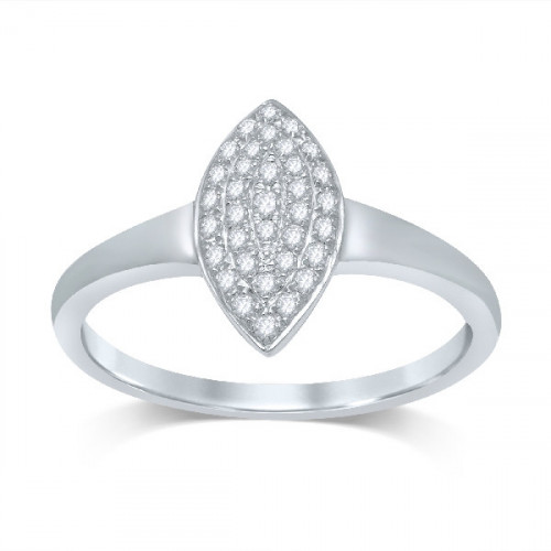 Ring white gold and diamonds