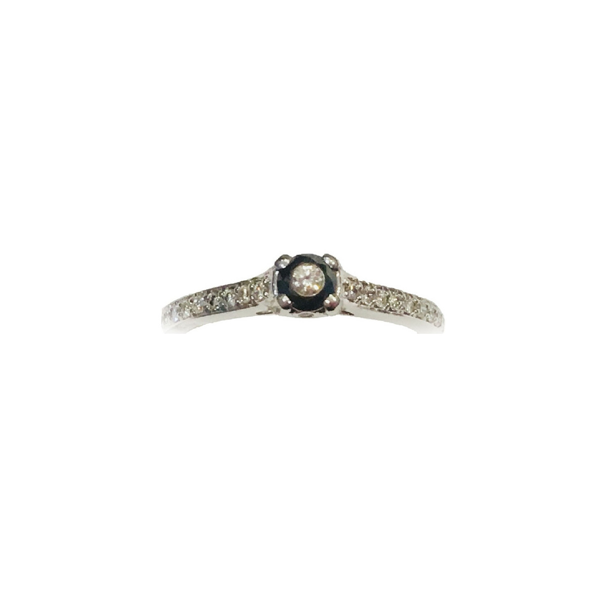 Anillo oro y diamantes