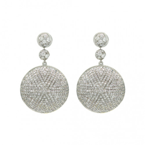 Pendientes oro y diamantes