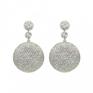 Pendientes oro y diamantes