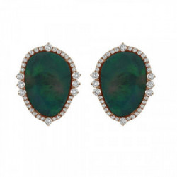 Earrings Opal