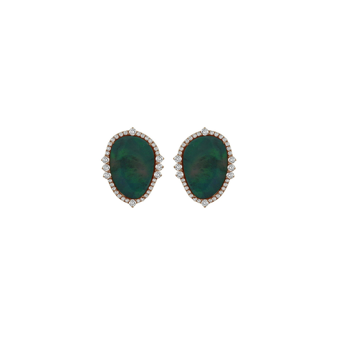 Earrings Opal