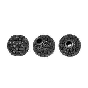Cuenta plata y diamantes