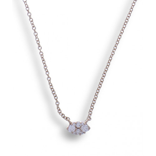 Pendant with Chain gold and diamonds