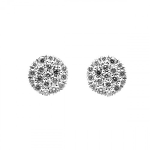 Earrings gold and diamonds
