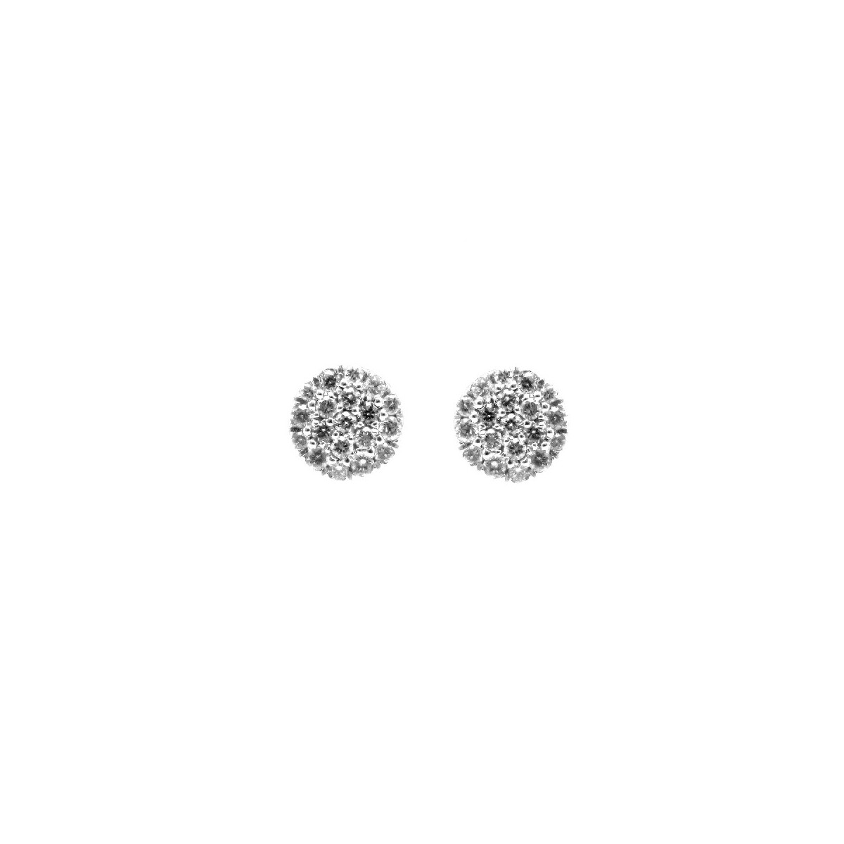 Pendientes oro y diamantes