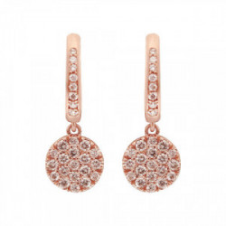 Earrings gold and diamonds