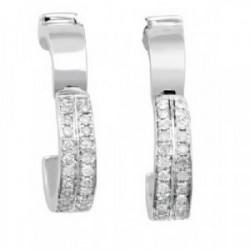 Pendientes oro y diamantes