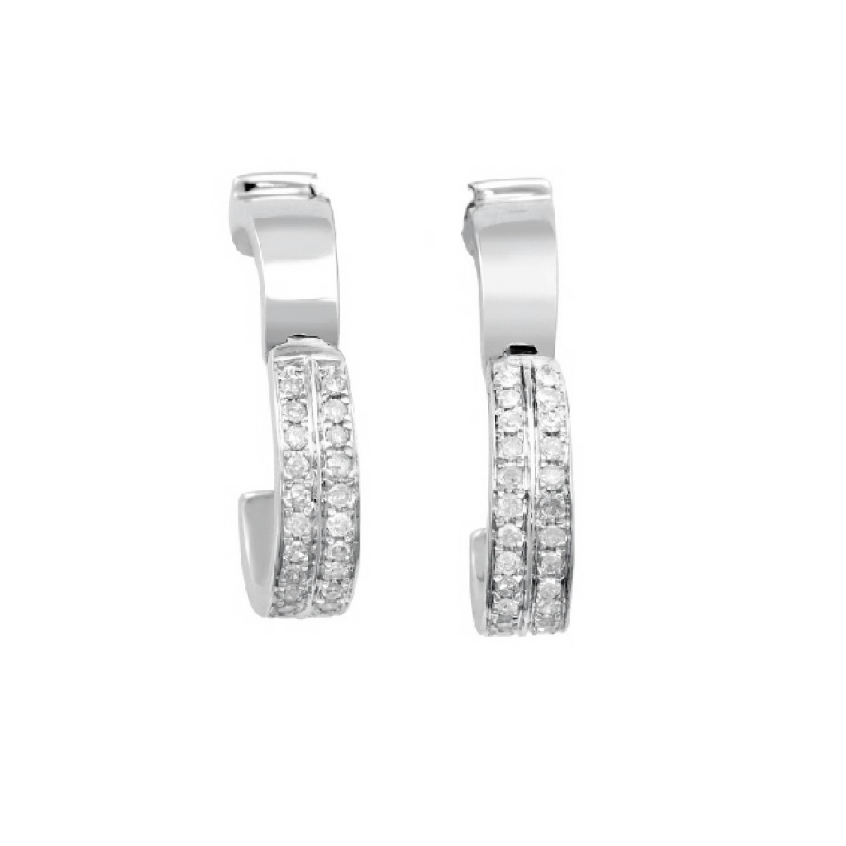 Pendientes oro y diamantes