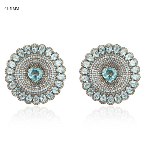 Earrings Aquamarine