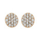 Pendientes oro y diamantes