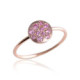 Ring Gold and Pink Sapphire