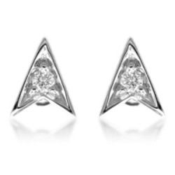 Pendientes oro y diamantes