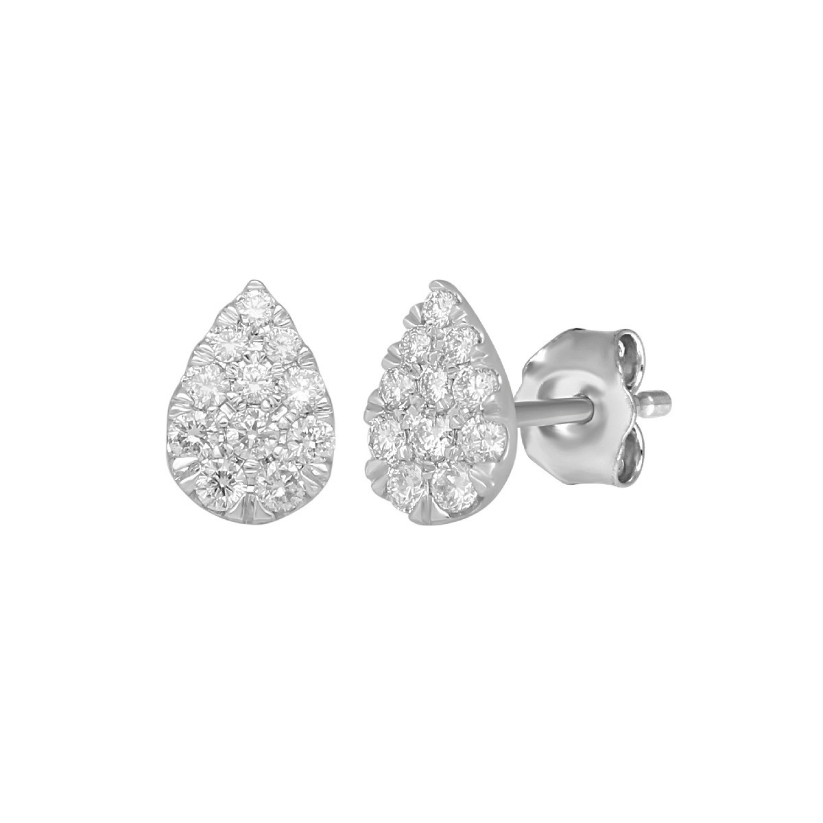 Pendientes oro y diamantes