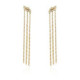 Earrings gold and diamonds