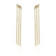 Earrings gold and diamonds
