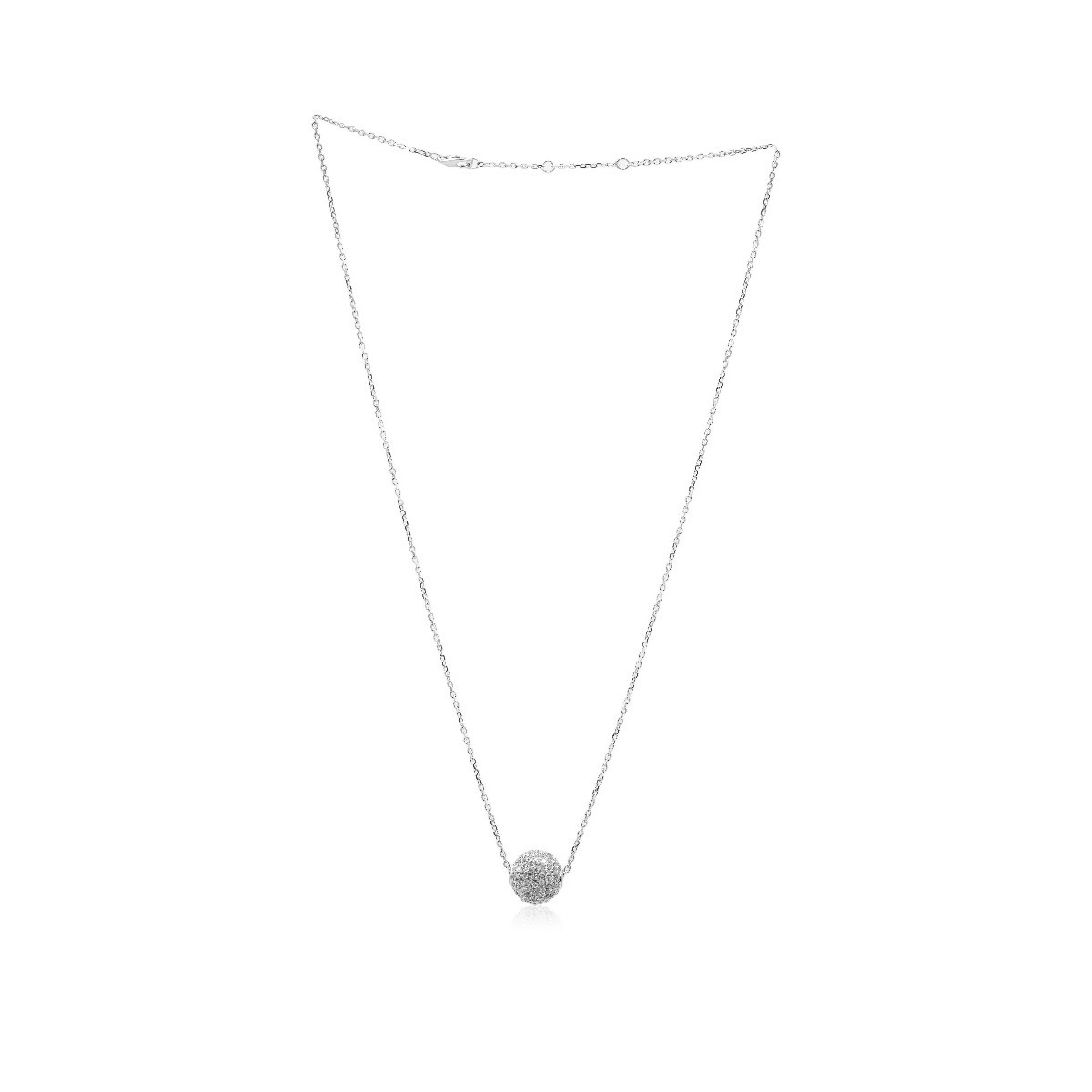 Colgante con cadena oro y diamantes