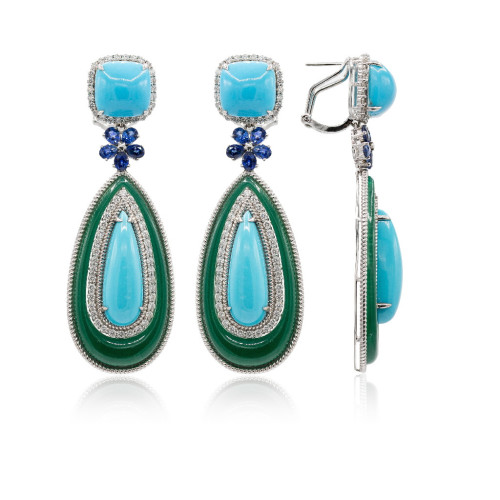 Pendientes Turquesa