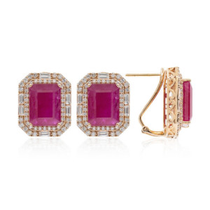 Earrings Ruby