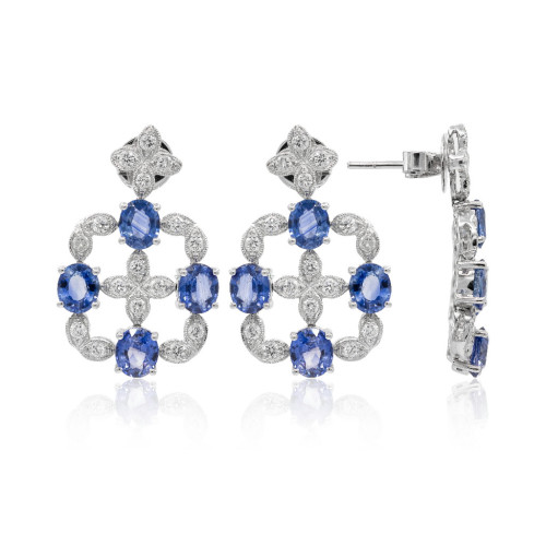 Pendientes Zafiros