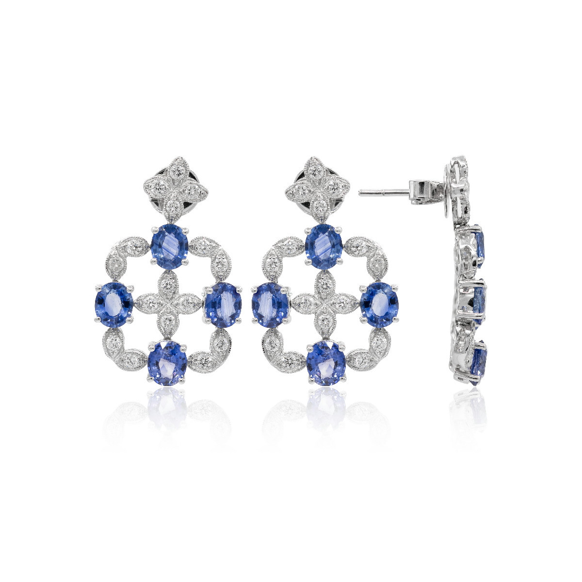 Pendientes Zafiros