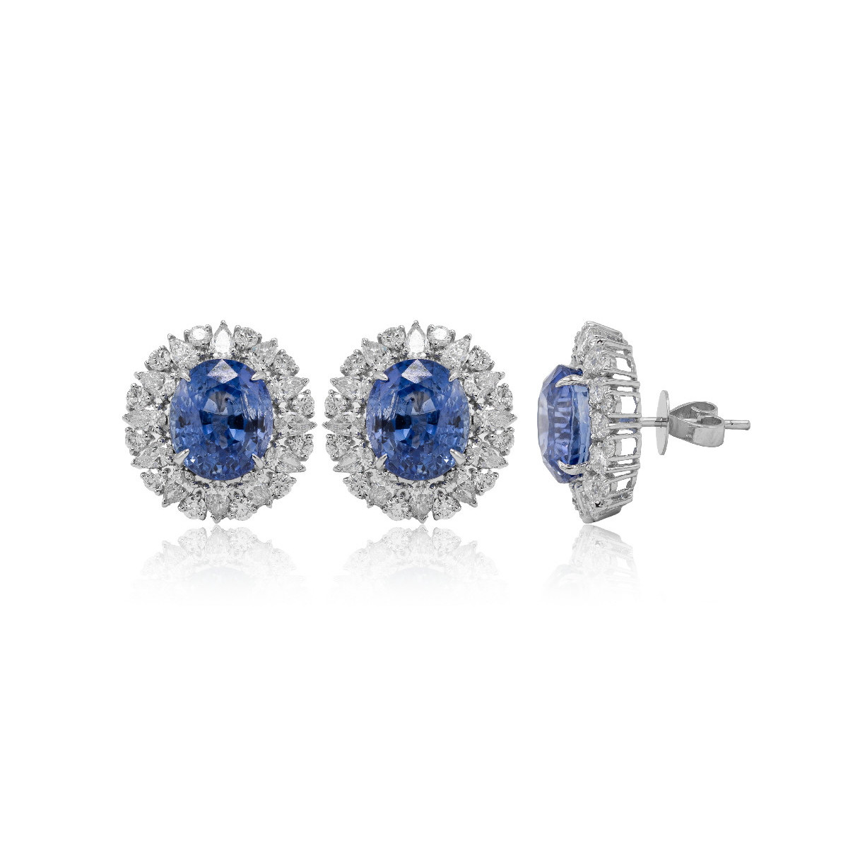 Pendientes Zafiro