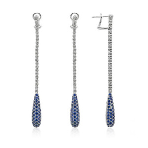 Pendientes Zafiro