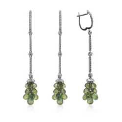 Pendientes Turmalina