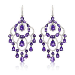 Pendientes Amatista