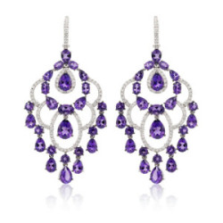 Earrings Amethyst