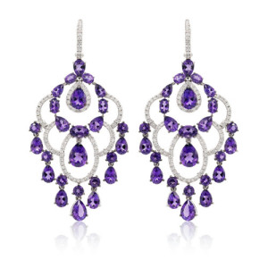 Earrings Amethyst