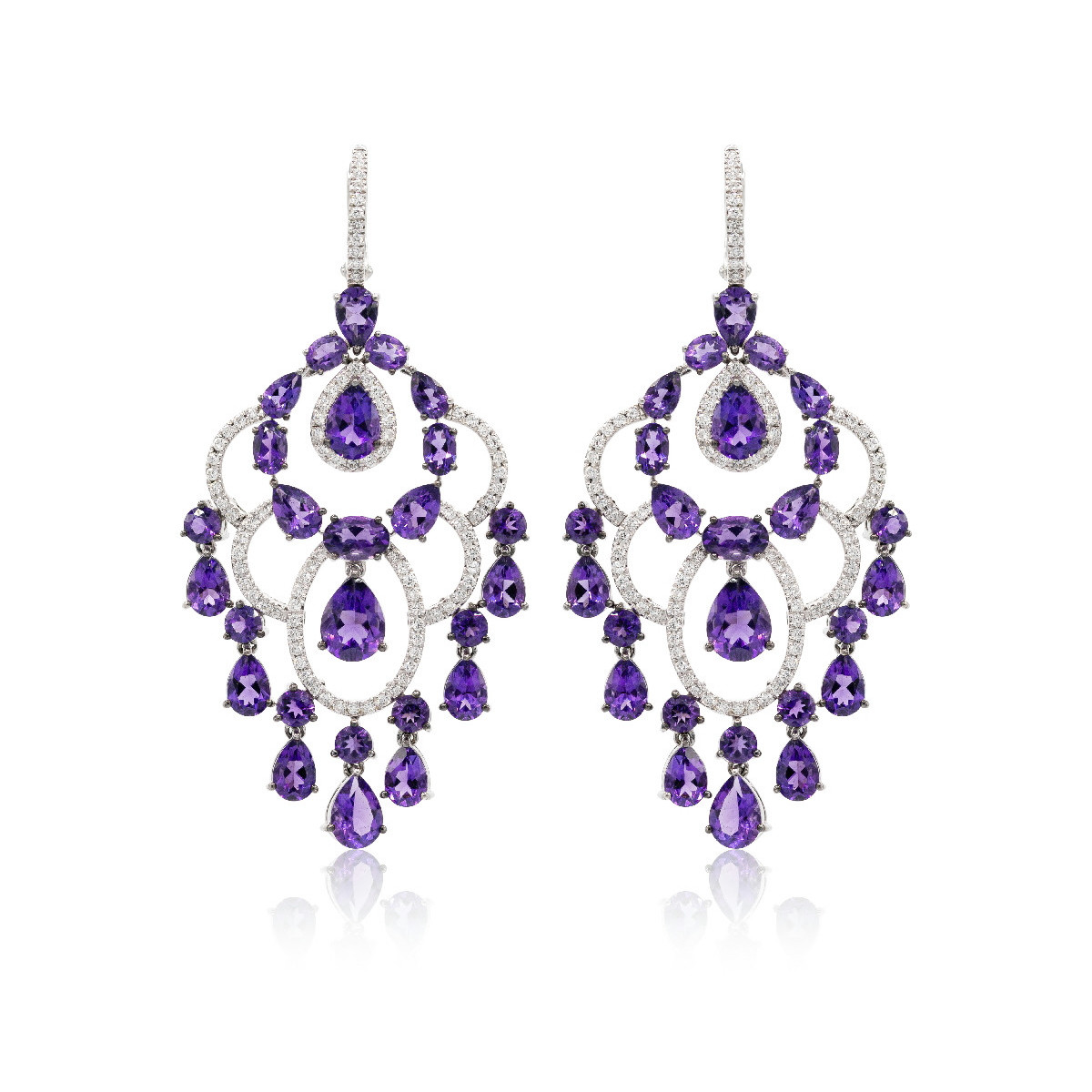 Pendientes Amatista