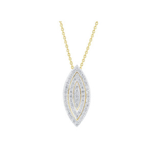 Pendant gold and diamonds