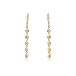 Gold and diamonds Earrings