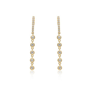 Gold and diamonds Earrings