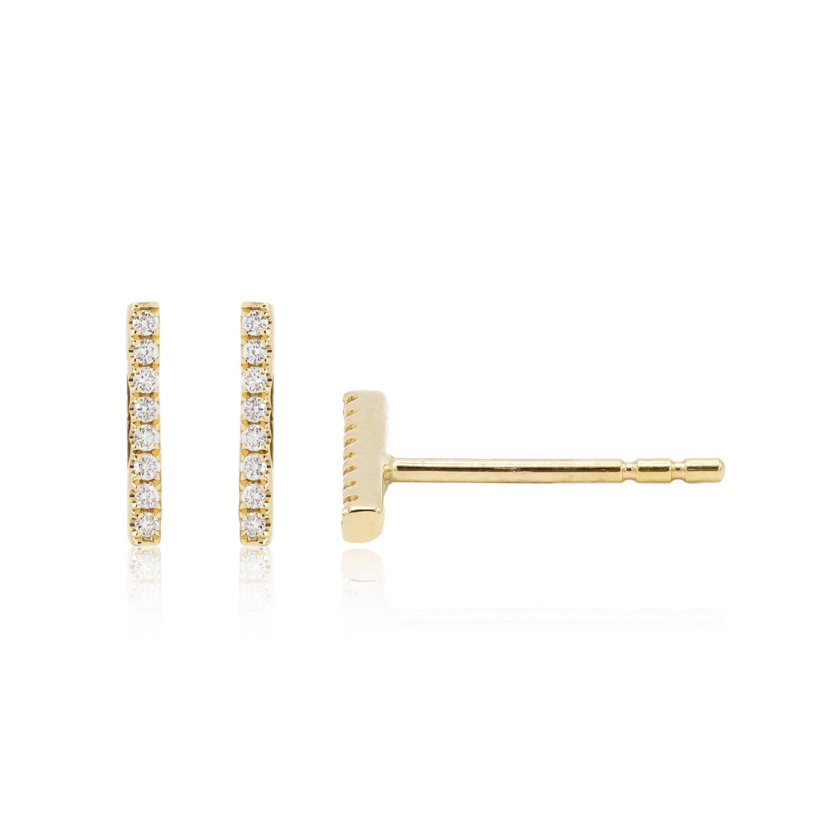 Gold and diamonds Earrings