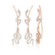 Gold and diamonds earrings