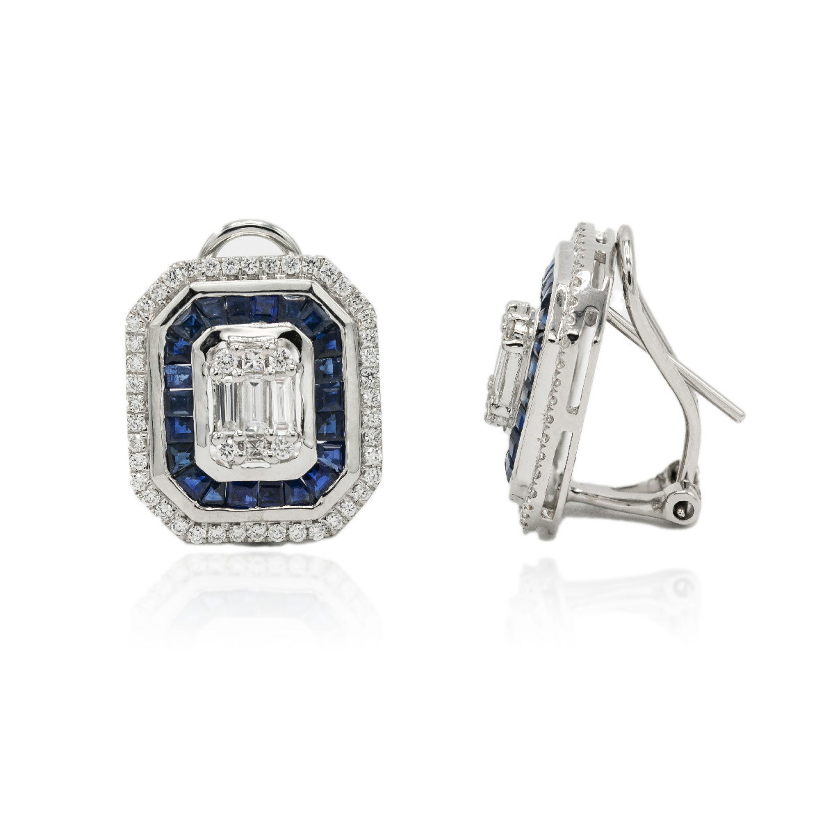 Earrings sapphire