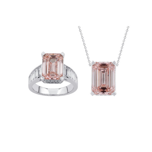 Anillo-Colgante Convertible Diamante Lab-Grown