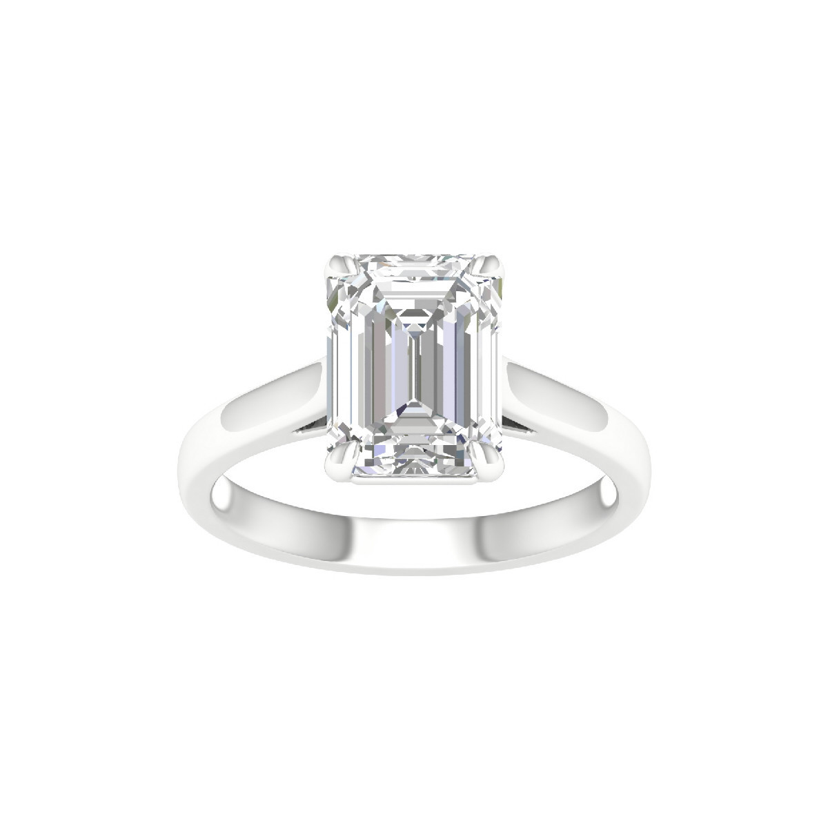 Anillo de oro y diamantes Lab-Grown