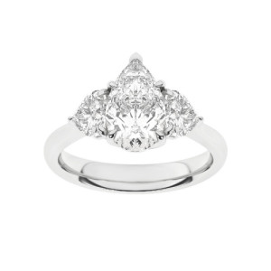 Gold and Lab-Grown Diamond Ring