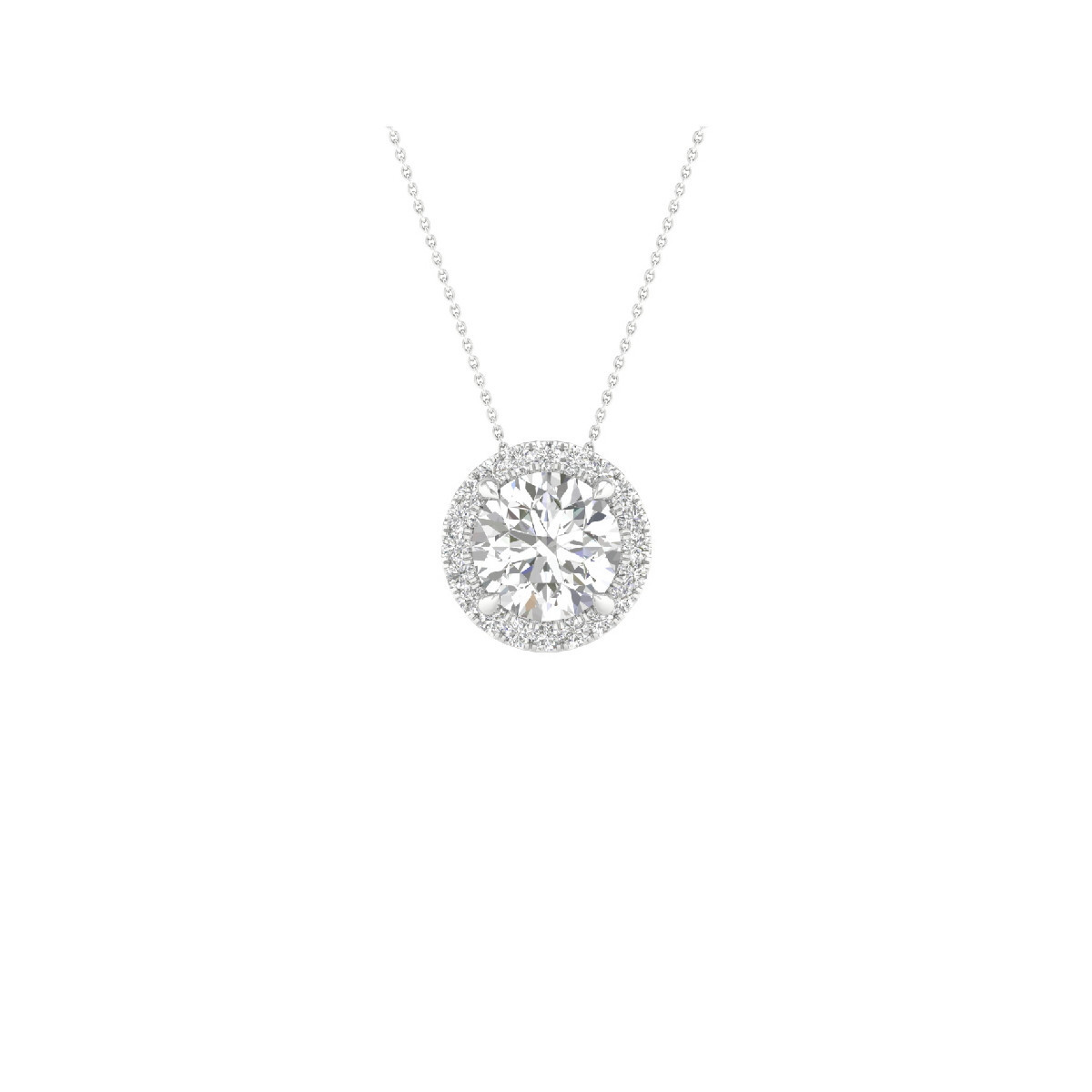Lab-Grown Diamond Pendant